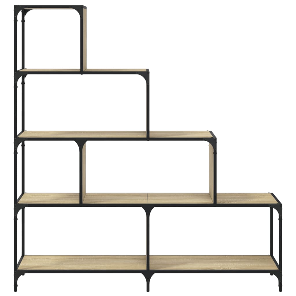 Bookcase 4-Stair 139X33.5X149 Cm Engineered Wood