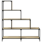 Bookcase 4-Stair 139X33.5X149 Cm Engineered Wood