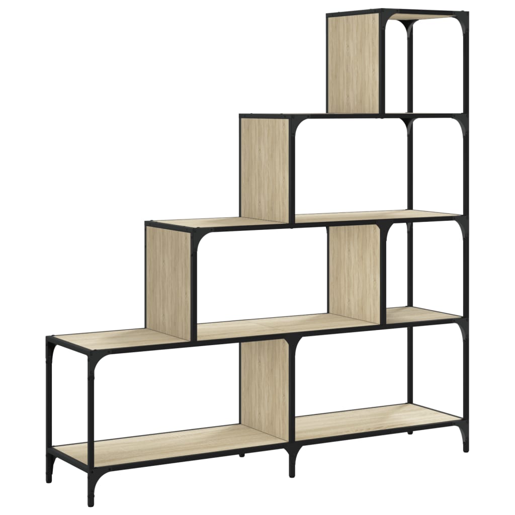 Bookcase 4-Stair 139X33.5X149 Cm Engineered Wood