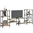 Tv Cabinet 206.5X28.5X95 Cm Engineered Wood
