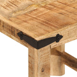Nesting Side Tables 3 Pcs Solid Rough Wood Mango
