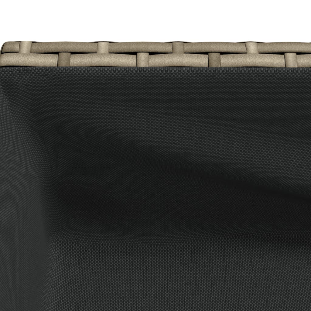 Garden Planter With Shelf Poly Rattan