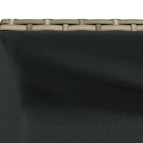 Garden Planter With Shelf Poly Rattan