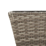 Planters With Hooks 2 Pcs Poly Rattan