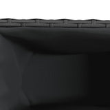 Garden Planter With Wheels And 3 Pots Poly Rattan