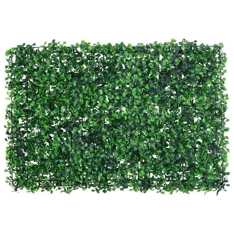   Artificial Shrub Leaf Fence 6 Pcs Green