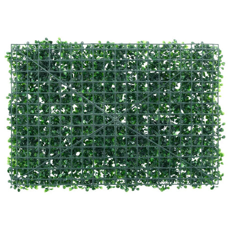   Artificial Shrub Leaf Fence 6 Pcs Green