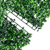   Artificial Shrub Leaf Fence 6 Pcs Green
