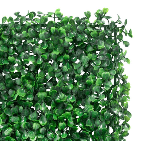   Artificial Shrub Leaf Fence 6 Pcs Green