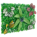   Artificial Plant Fence 6 Pcs Green 40X60 Cm
