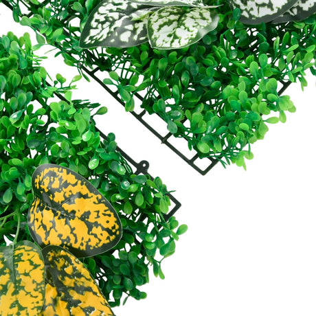   Artificial Plant Fence 6 Pcs Green 40X60 Cm