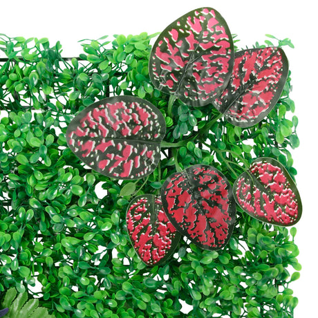   Artificial Plant Fence 6 Pcs Green 40X60 Cm