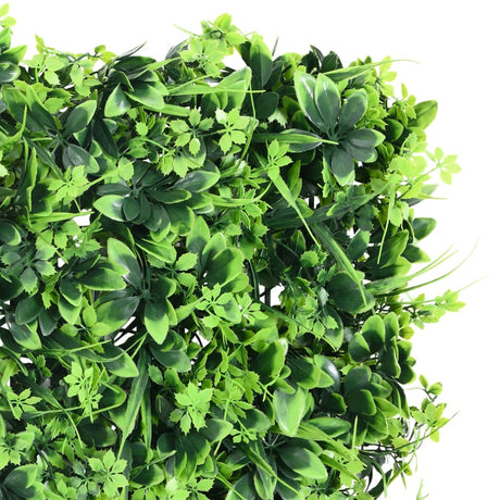   Artificial Leaf Fence 6 Pcs Green 40X60 Cm