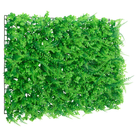   Artificial Fern Leaf Fence 6 Pcs Green 40X60 Cm