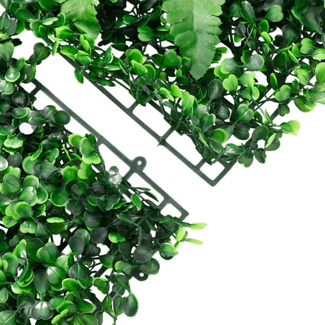   Artificial Plant Fence 6 Pcs Green 40X60 Cm