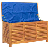 Garden Storage Box With Louver Solid Wood Acacia