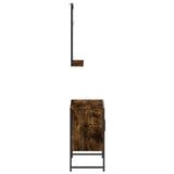 2 Piece Bathroom Cabinet Set Engineered Wood