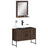 2 Piece Bathroom Cabinet Set Engineered Wood