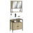 2 Piece Bathroom Furniture Set Engineered Wood