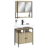 2 Piece Bathroom Furniture Set Engineered Wood