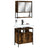 2 Piece Bathroom Furniture Set Engineered Wood