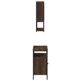 2 Piece Bathroom Furniture Set Engineered Wood