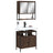 2 Piece Bathroom Furniture Set Engineered Wood