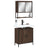 2 Piece Bathroom Furniture Set Engineered Wood