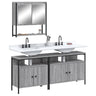 3 Piece Bathroom Furniture Set Engineered Wood