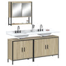 3 Piece Bathroom Furniture Set Engineered Wood