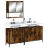 3 Piece Bathroom Furniture Set Engineered Wood
