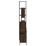 3 Piece Bathroom Furniture Set Engineered Wood
