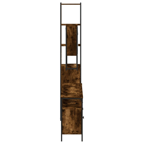 4 Piece Bathroom Furniture Set Engineered Wood