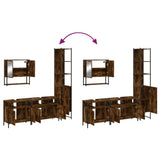 4 Piece Bathroom Furniture Set Engineered Wood