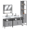 4 Piece Bathroom Furniture Set Engineered Wood