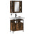 2 Piece Bathroom Furniture Set Engineered Wood