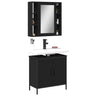 2 Piece Bathroom Furniture Set Engineered Wood