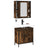 2 Piece Bathroom Furniture Set Engineered Wood