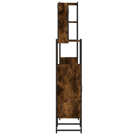 4 Piece Bathroom Cabinet Set Engineered Wood