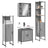 4 Piece Bathroom Cabinet Set Engineered Wood
