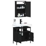 2 Piece Bathroom Furniture Set Engineered Wood