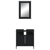 2 Piece Bathroom Furniture Set Engineered Wood