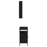 2 Piece Bathroom Furniture Set Engineered Wood