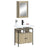 2 Piece Bathroom Furniture Set Engineered Wood