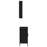 2 Piece Bathroom Furniture Set Engineered Wood