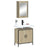 2 Piece Bathroom Furniture Set Engineered Wood