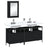 3 Piece Bathroom Furniture Set Engineered Wood