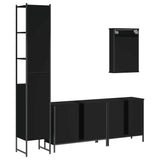 4 Piece Bathroom Furniture Set Engineered Wood