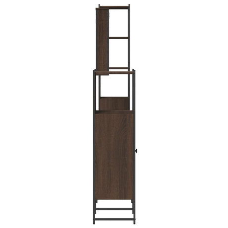 4 Piece Bathroom Furniture Set Engineered Wood