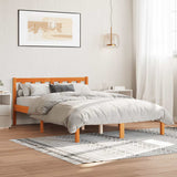 810076  Bed Frame Without Mattress Solid Wood